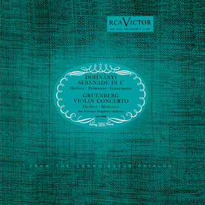 Jascha Heifetz的專輯Dohnanyi: Serenade, Op. 10, in C, Gruenberg: Violin Concerto, Op. 47