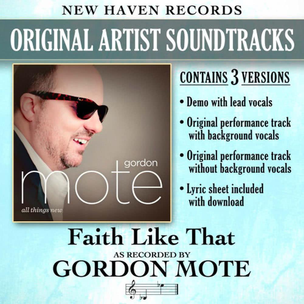 Faith Like That (Performance Track Without Background Vocals)