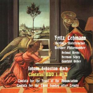 อัลบัม Bach: Cantatas BWV 1 & 21, [1952], Vol. 1 ศิลปิน Gunthild Weber