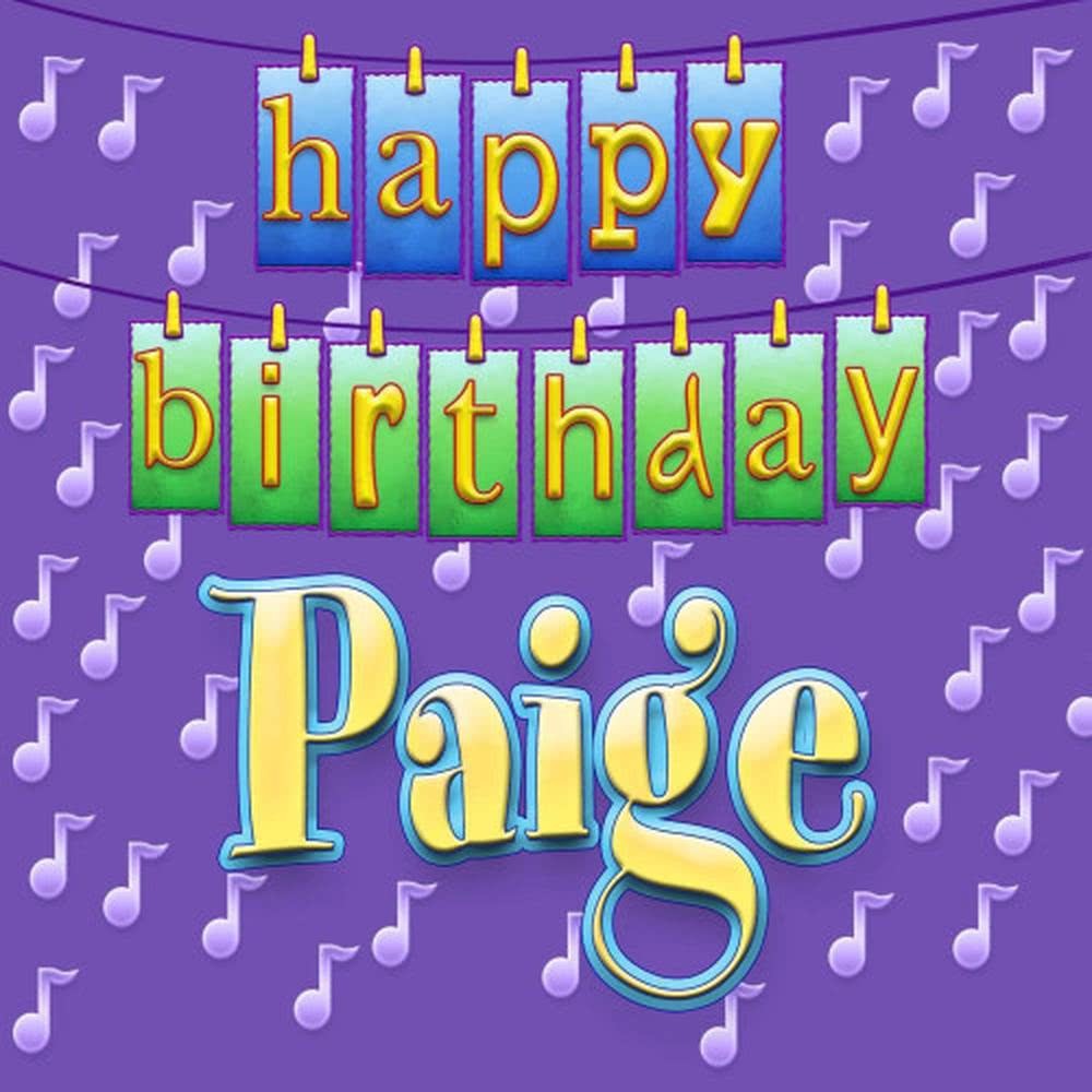 Happy Birthday Paige (Personalized)
