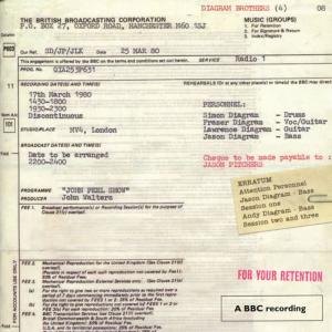Diagram Brothers的專輯The Peel Sessions
