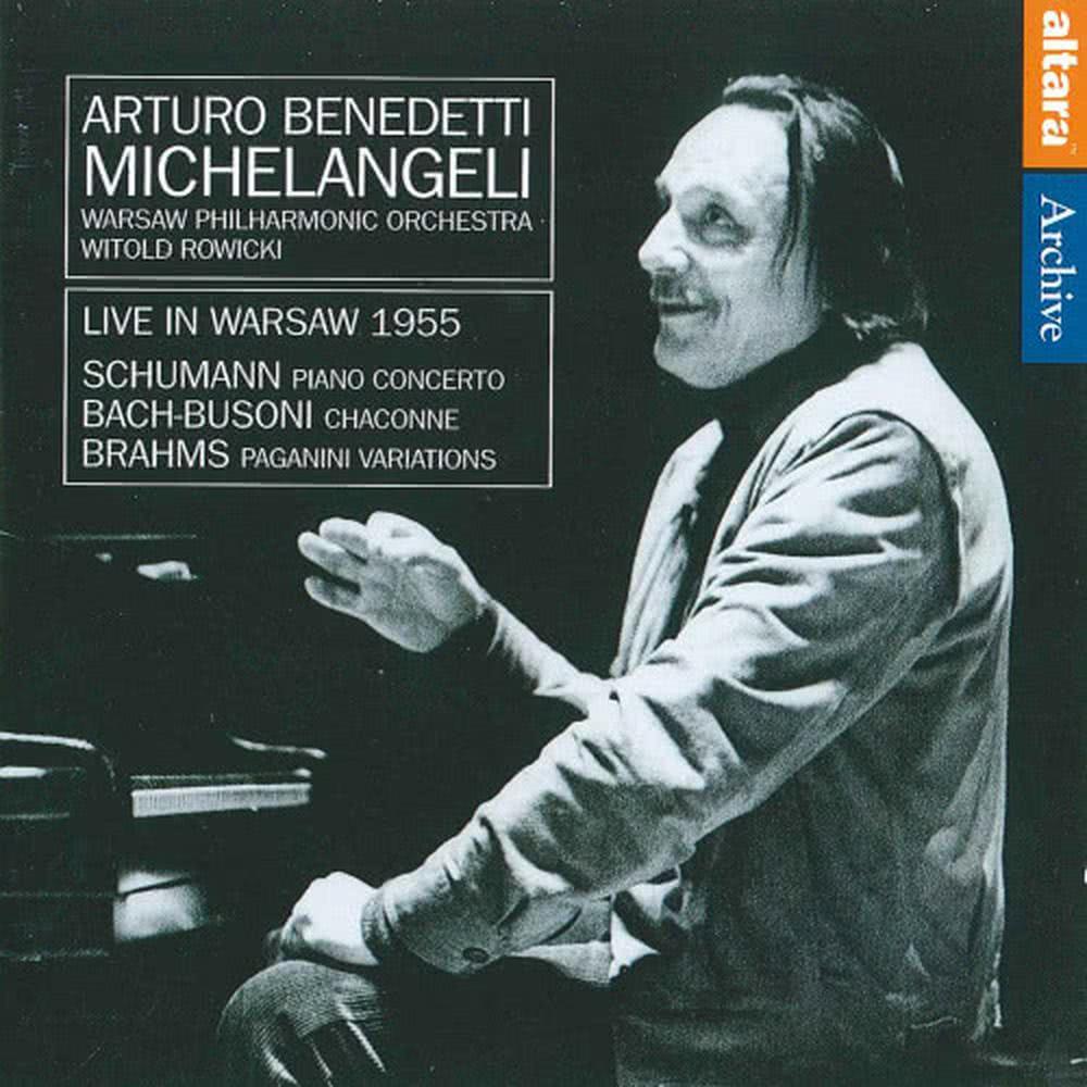 Arturo Benedetti Michelangeli: Live in Warsaw 1955