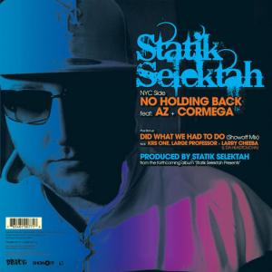 ดาวน์โหลดและฟังเพลง No Holding Back (Dirty) พร้อมเนื้อเพลงจาก Statik Selektah