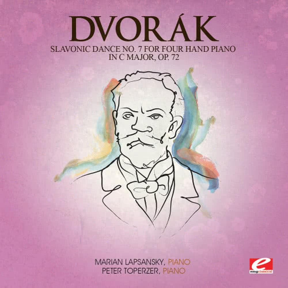 Slavonic Dance No. 7 for Four Hand Piano in C Major, Op. 72