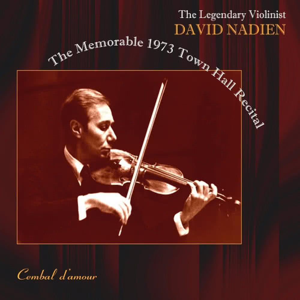 Schön Rosmarin (Recorded live on January 17, 1973 Town Hall, New York City)