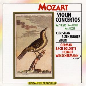 อัลบัม Mozart - Violin Concertos ศิลปิน Christian Altenburger