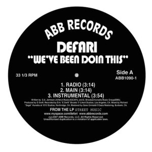 Defari的專輯We've Been Doin This / Congratulations