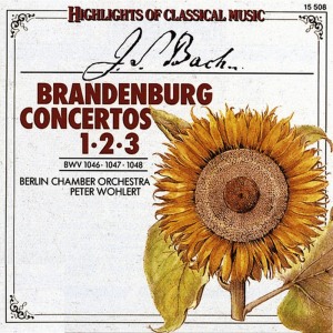 อัลบัม Bach-Brandenburg Conc 1-3 ศิลปิน Berlin Chamber Orchestra