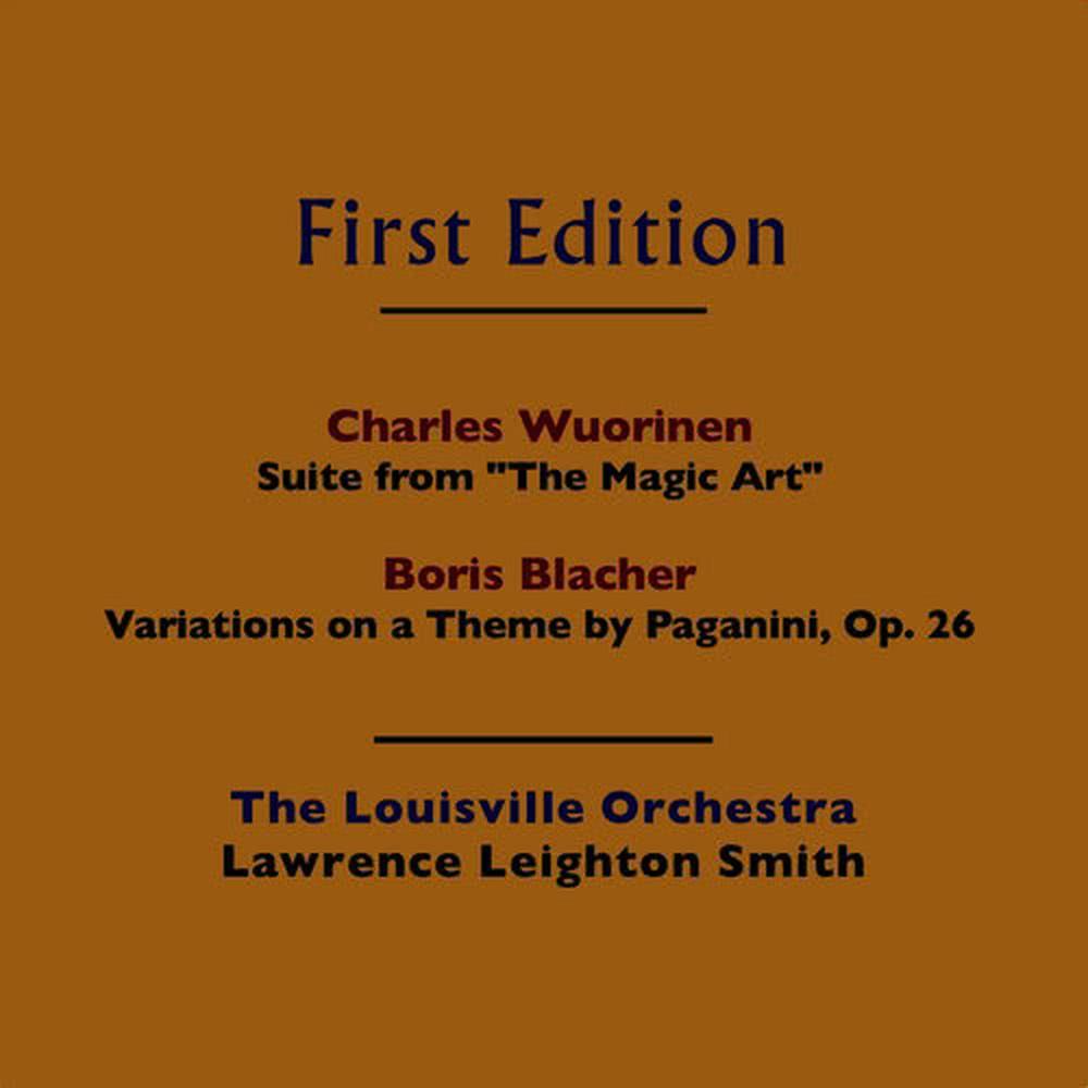 Orchestral Variations on a Theme by Paganini, Op. 26