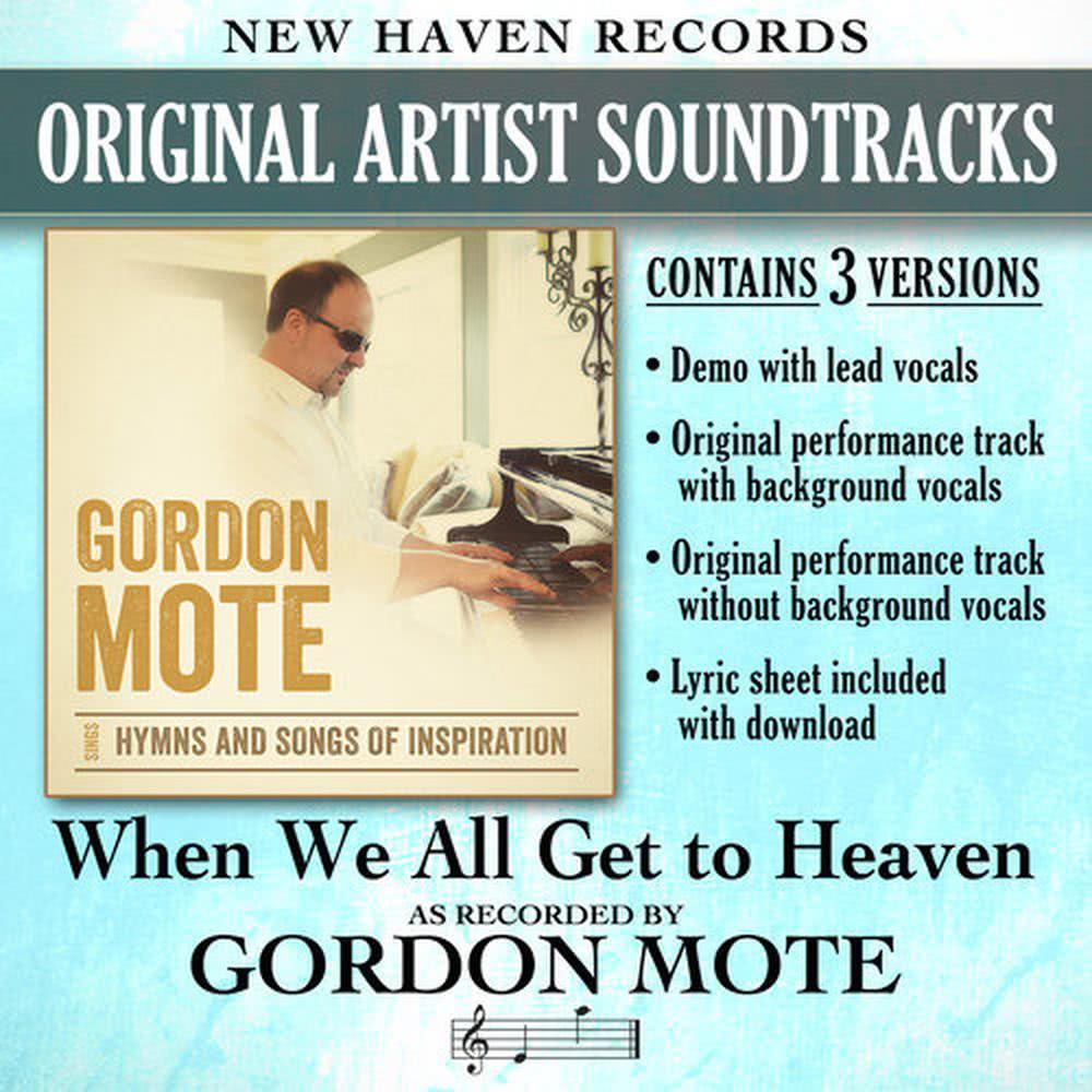 When We All Get to Heaven(Performance Track without Background Vocals)