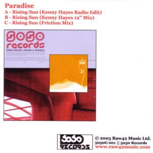 收聽Paradise的Rising Sun (Club Mix)歌詞歌曲