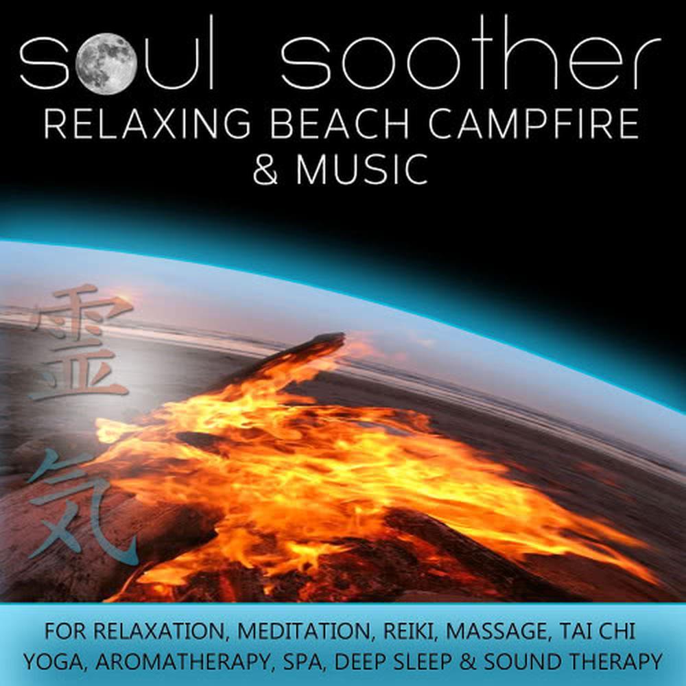 Relaxing Beach Campfire And Music