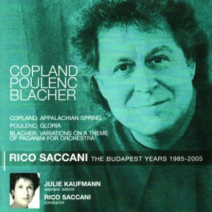 Julie Kaufmann的專輯Copland: Appalachian Spring - Poulenc: Gloria - Blacher: Variations on a Theme of Paganini for Orchestra