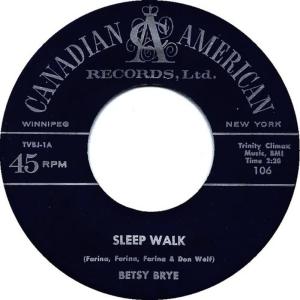 收聽Betsy Brye的Sleep Walk歌詞歌曲