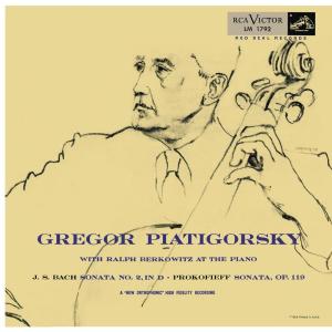 Gregor Piatigorsky的專輯Bach: Sonata No. 2 in D Major, BWV 1028 & Prokofiev: Sonata in C Major, Op. 119 (Remastered)