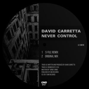 Album Never Control from David Carretta