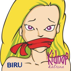 Dengarkan lagu Biru nyanyian Kidnap Katrina dengan lirik